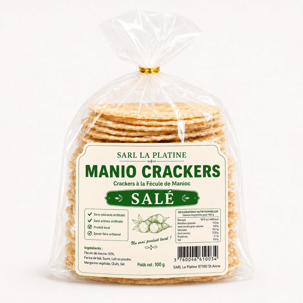 Manio Crackers (Manio Crackers Salé)